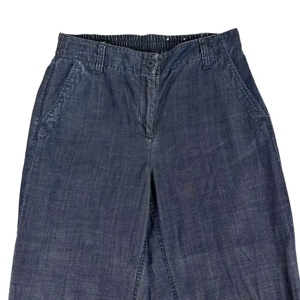 Talbots Relaxed Fit Chambray Joggers Size Small